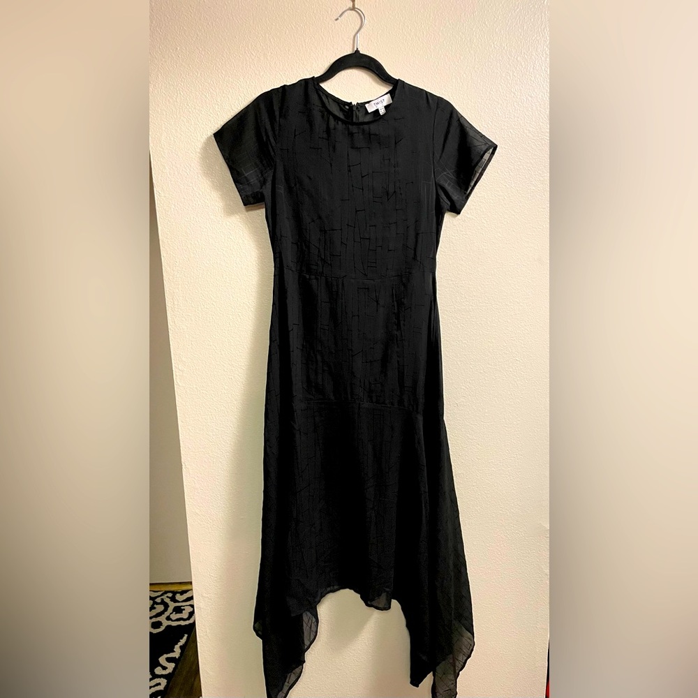 Beautiful black mesh maxi dress.